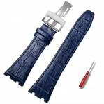 Audemars Piguet AP15400 15703 15500 Royal Oak seeria meeste nahast kellarihm Topelt n&otilde;gusa liidesega kellarihm meestele 26mm 26mm
