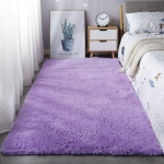 Pehme pl&uuml;&uuml;sist tie-dye vaip - 60x160cm, libisemisvastane ja lemmikloomas&otilde;bralik magamistoa v&otilde;i elutoa jaoks 120*200cm lilla
