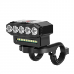 LED jalgratta esituli koos 130DB Bell jalgratta esitulega, laetav akupank, mitme mudeli jalgrattalamp m&auml;girattas&otilde;iduks 5LED