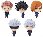 Jujutsu Kaisen Kapslifiguuride t&auml;ielik komplekt, 5 figuuri + salajane, Bandai Kollektsioon (kaasa arvatud joonised)