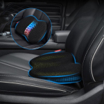 Kiiljas autoistmepadi juhile, Memory-vahust veoauto istmepadi ishiase ja seljavalu leevendamiseks, ergonoomiline disain, must mugavus must