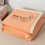 Uus klass a kahekihilisest l&otilde;ngast puuvillane ja linane sojaoa suvetekk, pestud puuvillane ja linane suvetekk &otilde;hutatav kate 110x150cm