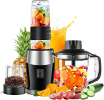 700W blender ja k&ouml;&ouml;gikombain smuutide jaoks, k&ouml;&ouml;giblender segisti, jahvati/hakkimismasina funktsiooniga