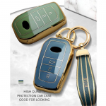 Luksuslik kaugjuhtimispuldi v&otilde;tme&uuml;mbrise kate Toyota CHR Rav4 Auris Avensis Prius Aygo Camry Land Cruiser Prado Crown Fortuner jaoks C Only Key Case