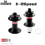 Novatec Jalgratta rumm D041SB-15 D442SB-X12 Maastikuratas Cube 32 Ava Micro Spline Mtb Vabajooks 8 9 10 11 12 Kiirustele Ketaspiduriga 32H 100x15MM Front black