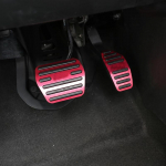My Good Car Interior aluminum alloy free punch brake pedal accelerator pedal for 2017 2018 Renault Koleos Auto punane
