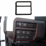 Carbon fiber style side console Headlight switch panel trim for Toyota Tacoma
