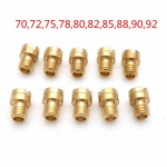 10Pc 70-92 Main Jet For GY6 50cc 139QMB Scooter Carb Carburetor injectors Nozzle