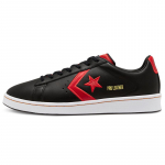 Converse Cons Pro Nahast Vintage V&auml;rviplokkidega Vabaaja Kulumiskindlad Madalad Laua Kingad Unisex Stiilid Must, Punane ja Valge 35