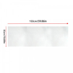 Creative car interior decal, suede texture, elastic fabric, self-adhesive decal, ABC pillar panel, roof renovation. valge