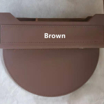 Car Seat Gap Storage Box Bag Organizer Case Slit filler Holder For Porsche Macan Cayenne Panamera 718 911 Interior Accessories pruun