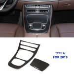 2 tk Auto Salongi Lisatarvikud Keskkonsooli Dekoratiivpaneeli Kate Liist Mercedes Benz E-klassi W213 S213 A238 C238 jaoks - Carbon Texture 2019