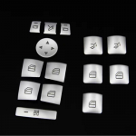 Car Window glass lift button Trim Cover sticker for Mercedes Benz A/B/C(W204)/E(W212)/GLA /CLA/ GLK/ GLE-class 14pcs