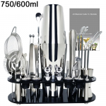 13-22 tk 750 ml 600 ml Bostoni kokteili&scaron;eikeri baari t&ouml;&ouml;riistad Veinisegisti komplekt Baarmeni kokteili&scaron;eikeri t&ouml;&ouml;riistakomplekt hoidikuga 22Pc-750l600ml