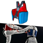 Karate rindkere kehakaitse MMA poks Sanda k&otilde;hukaitse, padjakaitse, Taekwondo XL red black