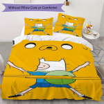 Seiklusaeg Anime Muster Voodipesu Tekikomplekt Tekikate Padjap&uuml;&uuml;r Kodukaunistus S&uuml;nnip&auml;evakingitus (1 * tekikott + 2 * padjap&uuml;&uuml;ri ilma s&uuml;damikuta)03 135x200cm