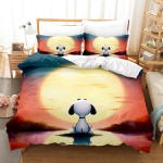Snoopy Kodu Voodipesu Komplekt Tekikott Tekikotid 3-osaline Komplekt 1 Tekikott Sobib Lastele Ja T&auml;iskasvanutele AU Single(140*210cm)3pcs