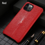 100% Ehtne Rogi Nahast Telefonikott iPhone 17 Air 16 15 13 14 Pro Max 17Pro 16Pro 14Pro jaoks P&auml;rlkalaga Luksuslik Tagakaas Genuine Leather&iPhone 16 Pro Max punane