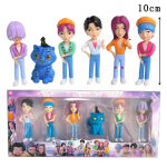 Multikas M&auml;ngutarvikud Deemonik&uuml;tid Anime K-Pop Figuur Mudel M&auml;nguasi Lauakaunistus Kogutavad Figuurid Mudel M&auml;nguasi Lapsele Kingitus blue