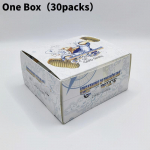 One Piece Kaardim&auml;ng PVC-tekk koos booster-kaartidega kollektsion&auml;&auml;ridele ja m&auml;ngimiseks valge