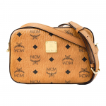 MCM Visetos Kettmustriga L&otilde;uendist &Otilde;la- v&otilde;i Crossbody Kott Naiste kotid Pruun Konjak MWRAAVI03CO001 Basic Set (Bag+Dust Bag)