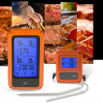 TS-TP20 Juhtmevaba digitaalne toiduvalmistamise termomeeter kahe sondiga K&ouml;&ouml;gi toidu liha k&uuml;psetamise termograaf suitsuahju grillile BBQ jaoks 0~100 degrees Celsius ?&plusmn;1?&deg;C#1