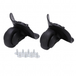 1 paar A53 kohvri rattaid Mugavad ja kerged pagasirattad Vaevatu liikuvus Funktsionaalsus Reisimiseks Vastupidav