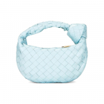 Bottega Veneta The Mini Jodie kott Hele sinine/Kuldne Naiste &otilde;lakotid 651876-VCPP5-3915 Basic Set (Bag+Dust Bag)