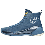 Anta KT4 Thompson Lovs Textile, Synthetic Leather Coverage High top Basketball Shoes Men's Blue 112021804S-2 41