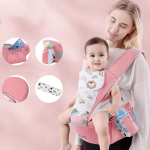 Uusim ergonoomiline beebikandja seljakott Hall imiku beebi puusatooliga kandja N&auml;oga ettepoole ergonoomiline k&auml;nguru beebikandja kott reisimiseks roosa