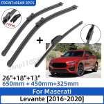 Maserati Levante 2016-2020 jaoks 26 +18 +13 Esiosa Tagaosa Kojameeste Labad Tuuleklaas Tuuleklaas Aken L&otilde;ikur Tarvikud 2019 2020 must