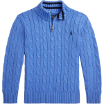 Polo Ralph Lauren Triibuline k&otilde;rge kaelusega kampsun Logoga Kitsa l&otilde;ikega pikak&auml;eline kampsun Laste kampsun Sinine CWPOSWEB6820493-400 XL