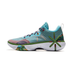 Li Ning Wade Shadow 6 libisemiskindlad kulumiskindlad madalad korvpallijalan&otilde;ud meestele sinine roheline ABPV021-5 40