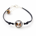 Papillon, Continental Toy Spaniel, Butterfly dog - bracelet with your photo handmade, unique jewelry from the Art-Dog brand