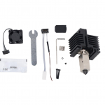Hotend-komplekt 0,2 mm karastatud terasest otsik Ekstruuderi kuum ots koos 2510 ventilaatoriga Bambu P1P P1S 3D-printeri jaoks Hotend-komplekt ventilaatoriga