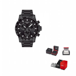 TISSOT Daring Collection Kvartsliikumisega Meeste Kell Kell 45,5 mm Must T&auml;hik T125.617.33.051.00 Regular Watch Box
