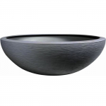 Valamu-pott &Oslash; 59 cm - EDA - Graafit UP - 39 L - Sise/V&auml;lis - Graafiline dekoor - &Oslash; 59 x K. 21 cm - Antratsiithall hall