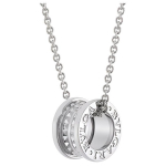 Bvlgari Save The Children heategevuskollektsiooni t&auml;hekujulise disainiga 925 h&otilde;bedast kaelakee unisex kaelakee CL860105-361007 Box,Warranty Not Included
