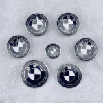 7 tk Autokatte Esiosa Tagumine Pagasiruumi Embleem M&auml;rk BMW 50. Aastap&auml;eva V&auml;ljaandele E36 E46 E53 E90 E60 E93 E87 G01 G20 X3 X5 F30 F20 82 74 68x4 45