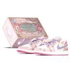 Jordan Air Jordan 1 Low Libisemiskindel, Kulumiskindel, Kerge Libisemiskindel, Kulumiskindel, Kerge DR9498-168(TeamA-AJS-BOX) 35.5