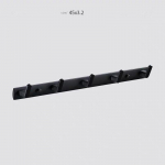 Tuqiu Vannitoatarvikud Must R&auml;tikuhoidja, Vannitoariiul, Paberihoidja, R&auml;tikuhoidja, WC-harjahoidja vannitoa riistvara