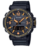 Casio Pro Trek Meeste Roostevabast Terasest 100M Veekindel Digitaalne Alarmi Kvarts-kell PRG-600YB-1 must
