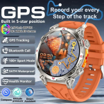 2026 Uus GPS-i nutikell AMOLED-ekraaniga 3ATM Veekindel Fitnessi j&auml;lgimine S&uuml;dame l&ouml;&ouml;gisagedus BT-k&otilde;ne Professionaalne spordi nutikell 650 mAh must