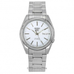 Renoveeritud Seiko 5 Automaatne 21 Juveeli Jaapanis Valmistatud SNKL41 SNKL41J1 SNKL41J Meeste Kell valge