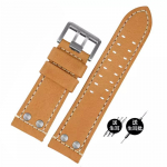 Kaheosaline ehtsast nahast kellarihm Luminox 1879 1920 1921 1925 1927 jaoks nahast kellarihm 26mm meeste randmerihm K&auml;ev&otilde;ru 26mm