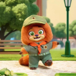 Viimane Zootopia Nick ja Judy Kasvuteekonna Seeria Vin&uuml;&uuml;l-pl&uuml;&uuml;snukk Pimekarp Nick ja Judy Kasvatusprotsess Kingitused beige