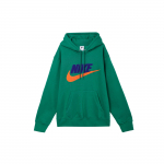 Nike Club meeste flokeeritud logoga fliisist pullover-kapuutsiroheline FN3105-365 L