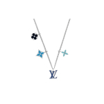 Louis Vuitton Instinct Monogram Lilleline Messingist Kaelakee Meeste kaelakee H&otilde;bedane M00917 Box+Shopping Bag