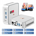 HUIDUN H80 MINI ARVUTI AMD Ryzen 5 3500U Windows11 Pro 16GB 512GB SSD Portable Monitors TABLE 10 h&otilde;be