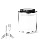 L&auml;bipaistev Betta kala akvaarium USB-laadimisega Intelligentselt tunduv kalakasvatuspaak s&ouml;&ouml;giauguga Plastikust lauaakvaarium white